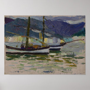 Barcos De Pesca De Vasily Kandinsky Sestri Poster