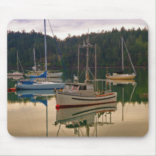 Barcos de pesca e de vela - Mousepad