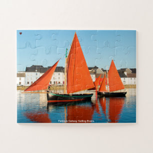 Barcos de Velas Famosos de Galway. Quebra-Cabeça