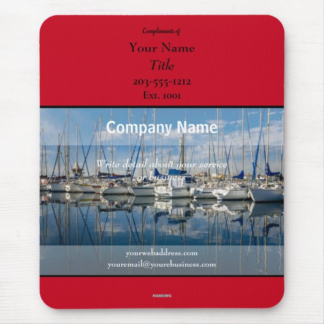 Barcos do Mousepad do promocional - HAMbyWG (Frente)