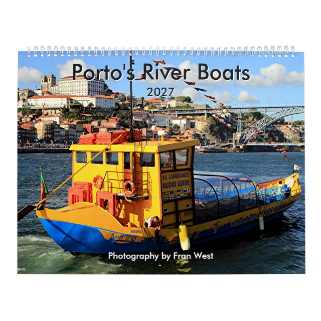 Barcos do Rio do Porto Calendário 2027 (Capa)