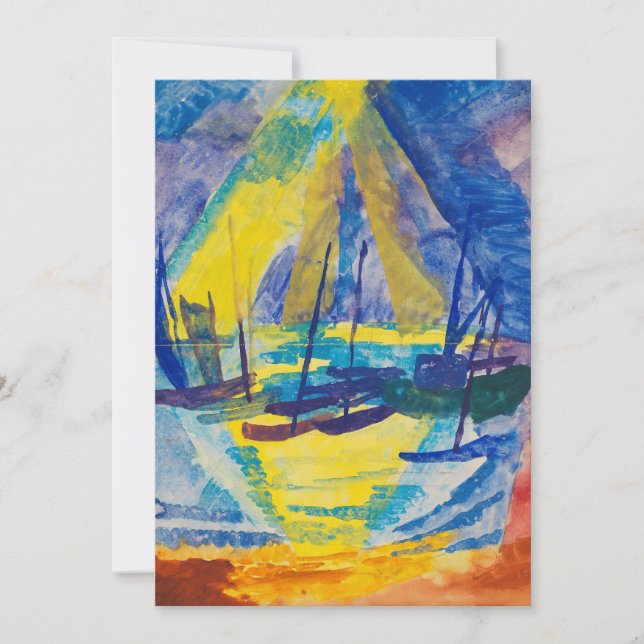 Barcos no Sol da Noite | Fritz Schaefler (Frente)