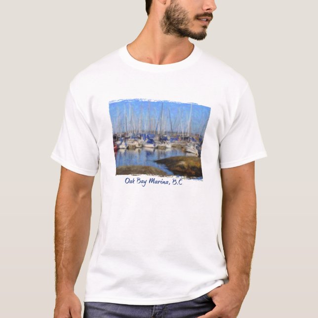 "Barcos" Victoria, BC t-shirt (Frente)