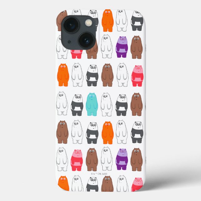 Bare Bears Colorful Bear Patterno (Verso)
