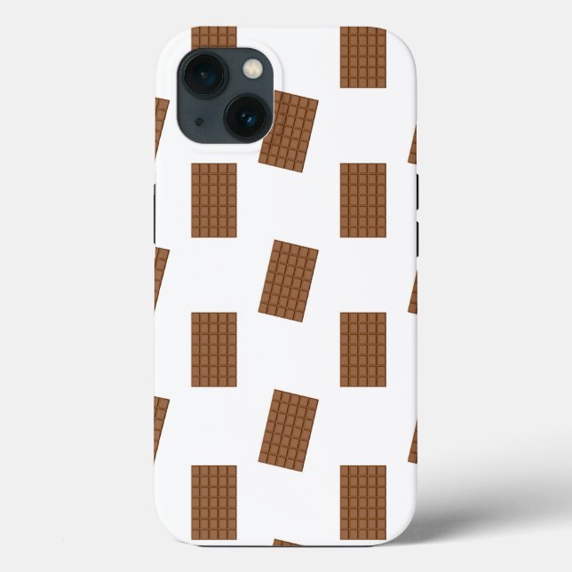 Bares de chocolate Fundo branco (Verso)