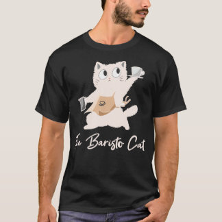 Baristo Cat Café Barista Camisa 2