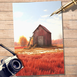 Barn No Inverno 2: Papel De Decoupage