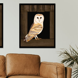 Barn Owl Art Impressão