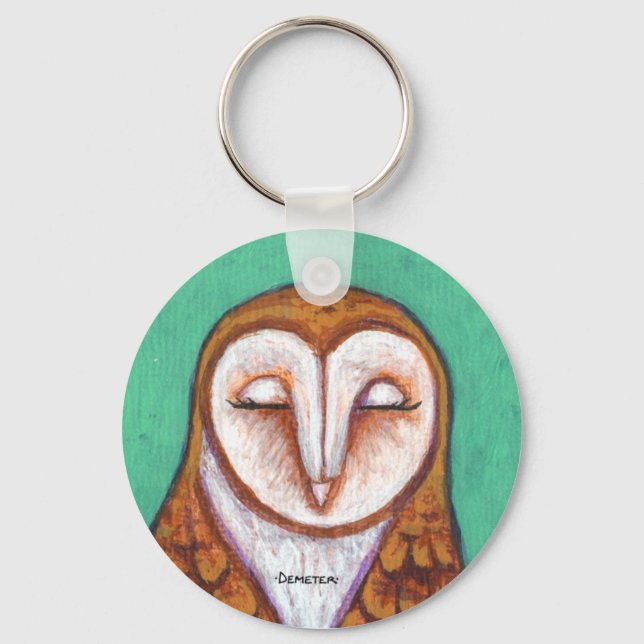 Barn Owl Chaveiro (Frente)