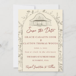 Barn Wedding Salve O Convite De Datas