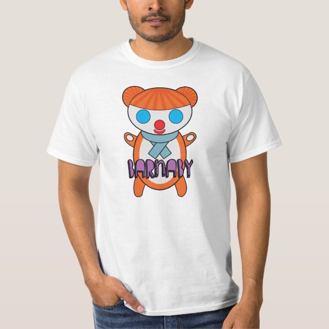Barnaby o t-shirt do urso - um clássico retro da (Frente)