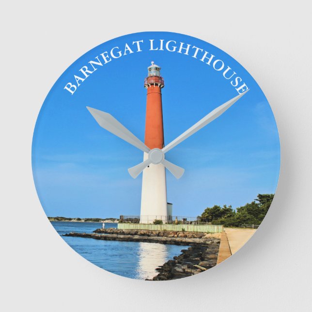Barnegat Lighthouse, Relógio de Nova Jersey (Frente)