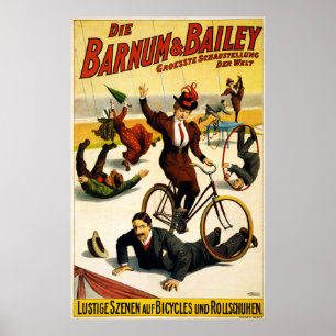 Barnum & mostra de Bailey a grande no poster da