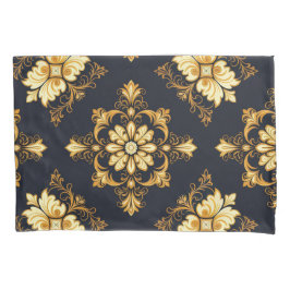 "Barockes Ornament-Muster in Gold und Schwarz" Dec