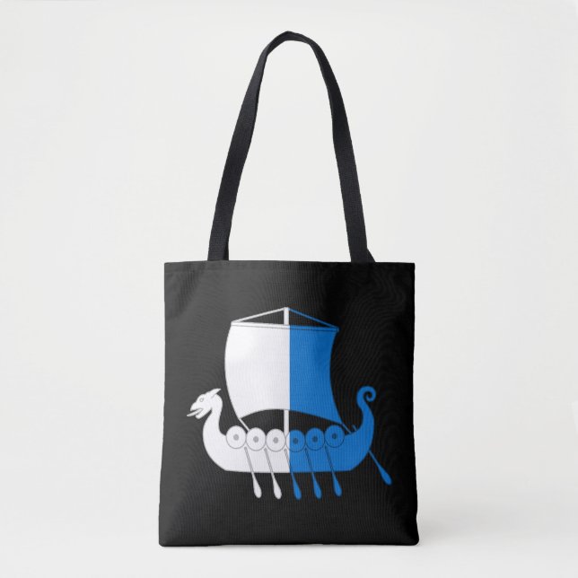 Baronia do Dragão Haven Populace Crachá Tote Bag (Frente)