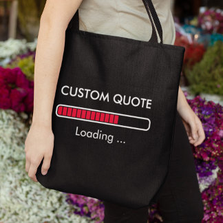 Barra de Progresso Personalizável | Sacola Tote co