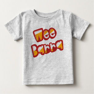 Barra pequenino, camiseta escocesa do dialecto,