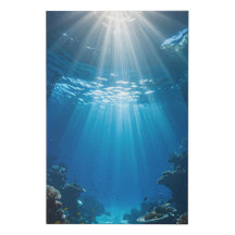 Barragens solares tropicais Recifes Canvas falsa