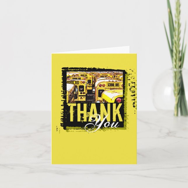 Barramento Escolar de Cartões de agradecimentos de (Frente)