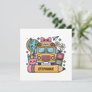 Barramento Personalizado de Volta à Escola - Perso