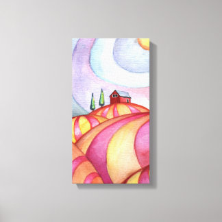 Barrão na pintura de Aquarela do Colinas na Canvas