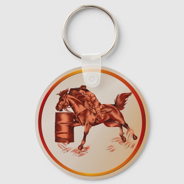 Barrel Racing - Chaveiro (Frente)