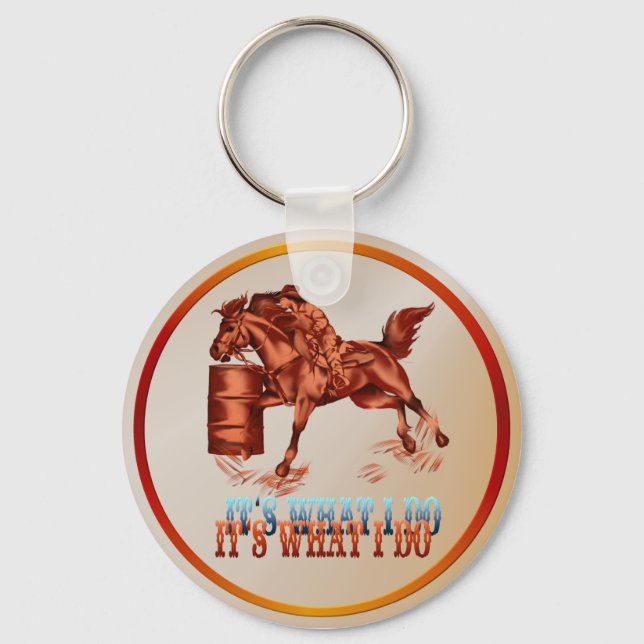 Barrel Racing_É o que eu faço - Chaveiro (Frente)