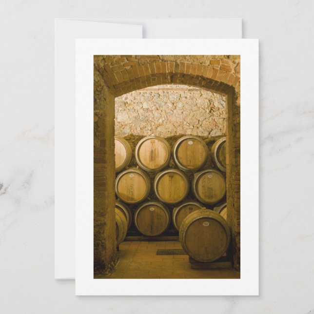 Barris de Oak Wine, Chianti, Itália (Frente)