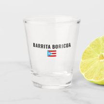 Barrita Boricua Copo de Shot de Porto Rico