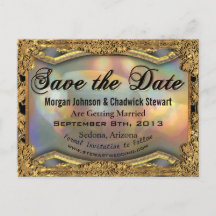 Barroco Barnetcue Formal Salve a Data Cartões post