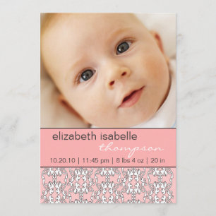 Barroco no Anúncio Fotográfico de Bebê Rosa