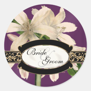 Barroco Vintage Lily Dourada - Etiquetas Formal Fa