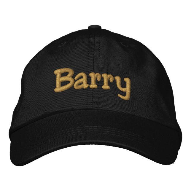 Barry Personalizado Baseball Boné / Chapéu (Frente)