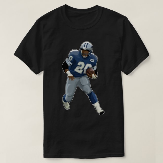 Barry Sanders Take The Ball Classic T-Shirt (Frente do Design)