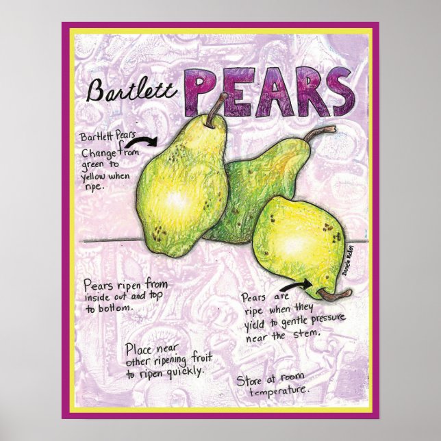 Bartlett Pears Poster (Frente)