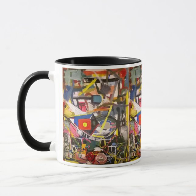 "Barton Primavera", caneca de pintura Jeff Hankame (Esquerda)