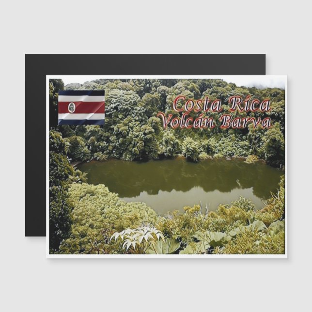 Barva Volcano - Costa Rica - (Frente/Verso)