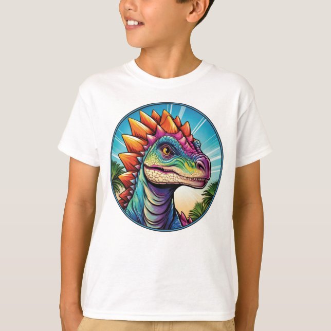 Baryonyx - Camisa T do Dinossauro Clássico (Frente)