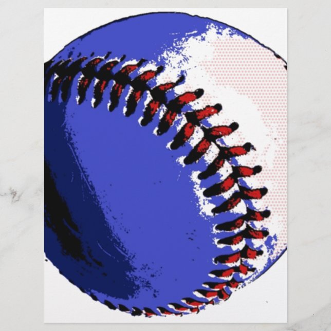 Baseball de pop Art (Frente)