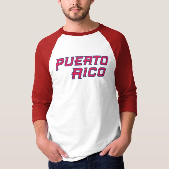 Baseball em Porto Rico na Camisa T (Frente)