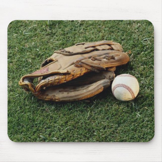 Baseball & Glove Mousepad (Frente)