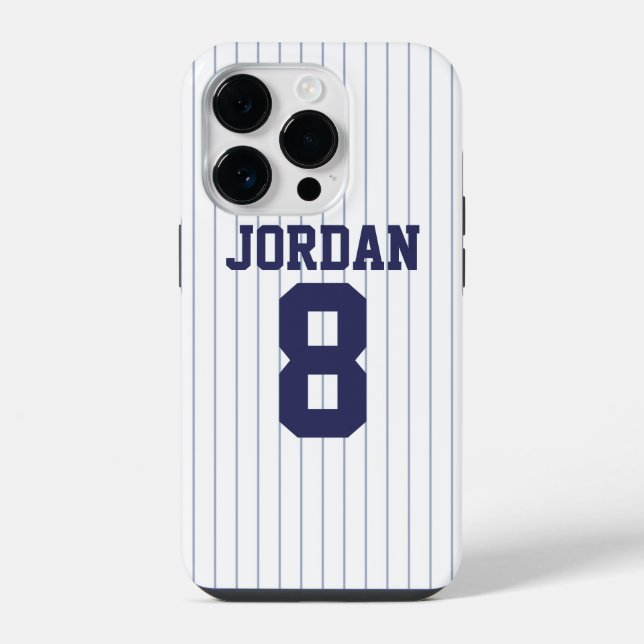 Baseball Jersey com nome e número personalizados (Verso)