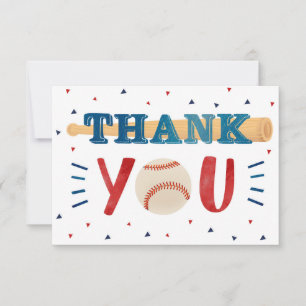 Baseball Pensou Que Aniversário Obrigado Cartões