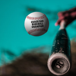 Baseball Personalizado do Pai de Treinador Retroat