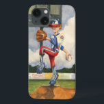 Baseball Pitcher em Mound por Jay Throckmorton<br><div class="desc">É uma bola de borracha ou uma barra? O que quer que seja,  está a chegar-te nesta peça fantástica de Jay Throckmorton. Um arremessador de basebol comanda o montão,  enrolando-se para lançar um arremesso ao prato. Dê isto como presente ou pendurado na parede e aproveite o passatempo da América!</div>