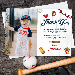 Baseball Rookie Boys Aniversário Cartões de agrade