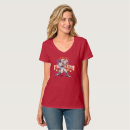 Baseball Stars & Stripes (Modo D.) | Camiseta Femi