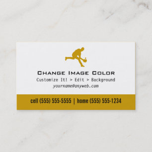 Basebol - cartão de assunto pessoal