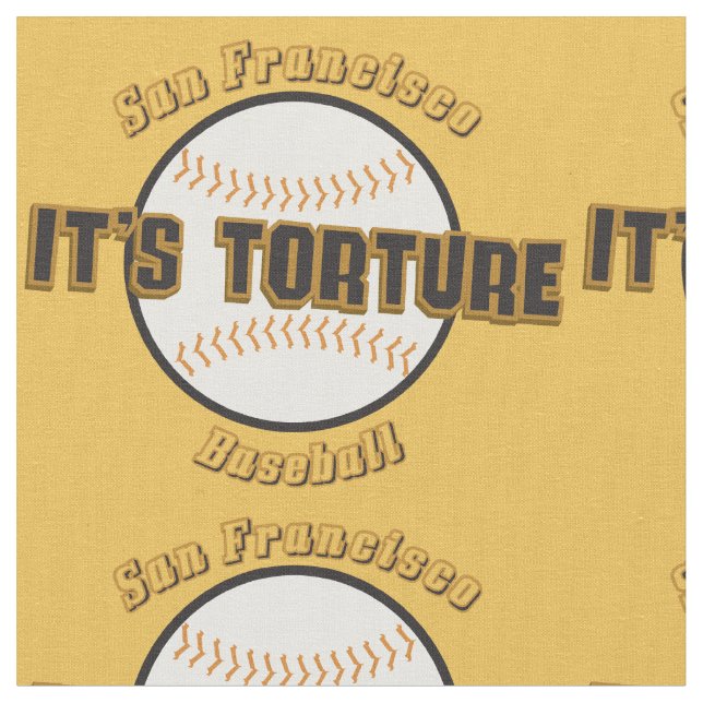 Basebol de San Francisco é tecido da tortura (Detalhe)
