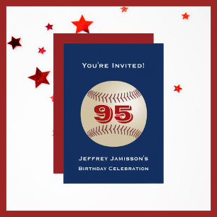 Basebol do Convite de aniversário 95